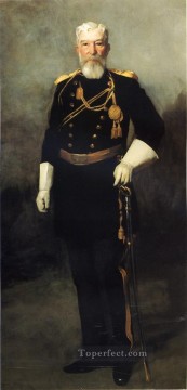 アンリ・ロベール Painting - 第9米国騎兵隊アシュカン学校ロバート・ヘンリ大佐デビッド・ペリーの肖像
